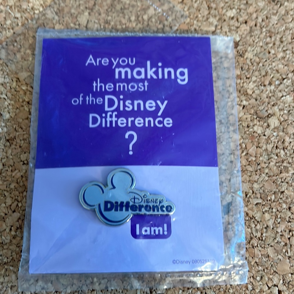 Disney Cast Member Exclusive Disney Difference Pin.